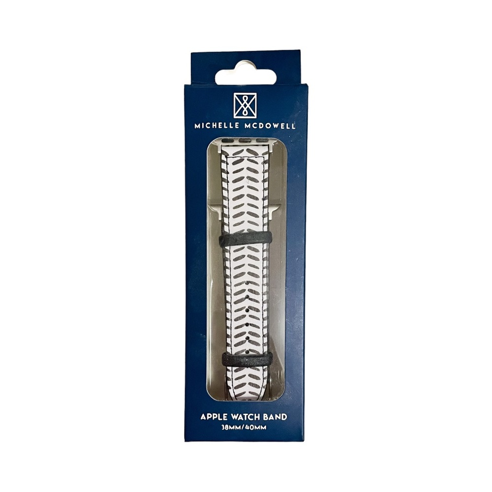 Michelle McDowell Apple Watch Band, Sunset Cruise Black Print 38mm/40mm
